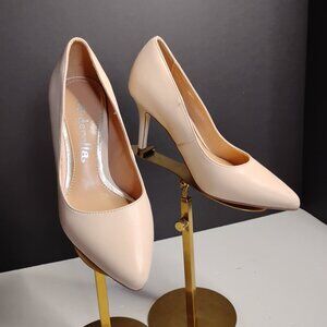 Ventura Cinderella Of Boston Cream Tan Pump Heels Pointed Toe Size 3M